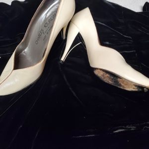 Charles Jourdan open toed pump